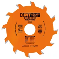 CMT Orange Industrielle Kreissägeblätter für Nuten - D150x4 d35 Z12 HW