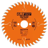 CMT Orange Kreissägeblätter für Querschnitte, für Handkreissägen - D165x2,6 d30 Z40 HW