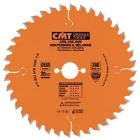 CMT Orange Industrial Kreissägeblatt für Kunststoff, NE-Metalle und Laminat - D210x2,8 d30 Z64 HW