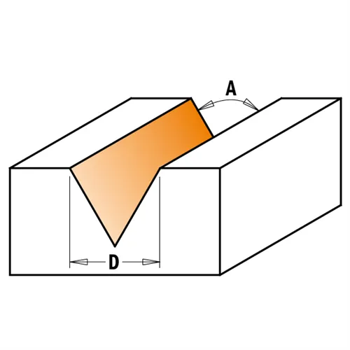 CMT Laserpunktfräser - 35° D6x9 S=6 HW