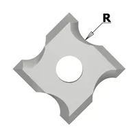 IGM N034 Hartmetall Radius-Wendeplatte - R3 mm MDF+