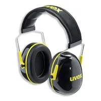 Uvex K2 Gehörschutz, 32dB, schwarz-gelb