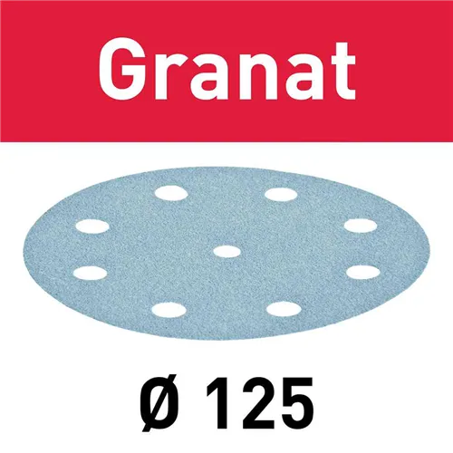 Festool Schleifscheibe STF D125/8 - P40 GR/10 Granat
