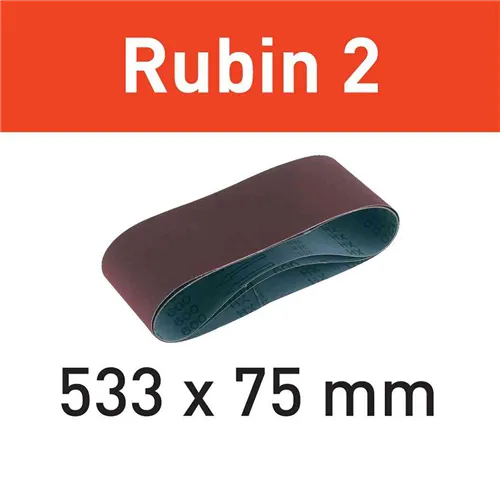 Festool Schleifband L533X75 - P150 RU2/10 Rubin 2