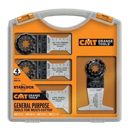 CMT Starlock Mehrzwecksatz 4 Stücke für Schwingwerkzeuge