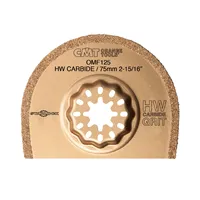 CMT Starlock Riff-Radialsägeblatt CARBIDE, aus Hartmetall, dünn - 75 mm