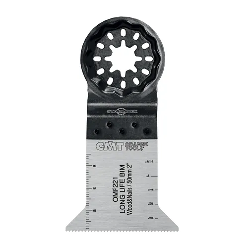 CMT Starlock Tauch- und Bündigschnitt BIM in Holz & Nägeln. Lange Lebensdauer - 50 mm, Set 5 St.
