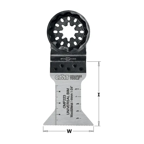 CMT Starlock Sägeblatt BIM für Holz & Metall - 44 mm, Set 5 St.