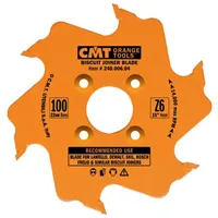 CMT Kreissägeblätter - D100x3,96 d22 Z6 HW Alternate