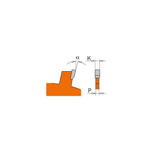 CMT Orange Industrielle Kreissägeblätter für Nuten - D150x3 d35 Z12 HW