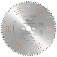 CMT CHROME Industrielle geräuschgedämpfte Kreissägeblätter aus Chrom mit trapezförmigen Zähnen - D350x3,5 d30 Z108 HW