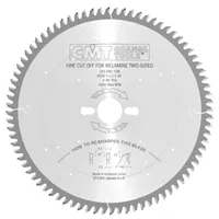 CMT Industrielle C283 Kreissägeblätter für Melamin und Laminat - D250x3,2 d30 Z80 HW