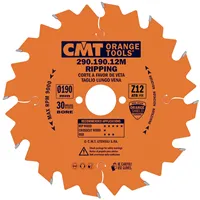CMT Orange Kreissägeblätter für Längsschnitte, für Handkreissägen - D210x30 Z24 HW