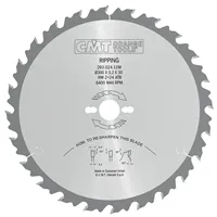 CMT Industrielle Kreissägeblätter mit Begrenzer für Längsschnitte - D300x3,2 d35 Z24 HW