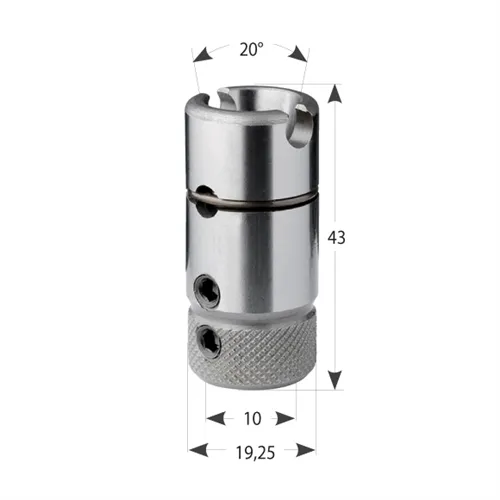 Schnellspanner 360 Morbidelli für Bohrer S10, D19,25x43 20° P-L