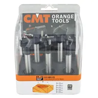 CMT C512 5-teiliges Kunstbohrerset mit Zylinderschaft D15-20-25-30-35 HW