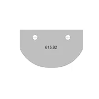 Profilmesser B2 HWM für Fräserkörper C615