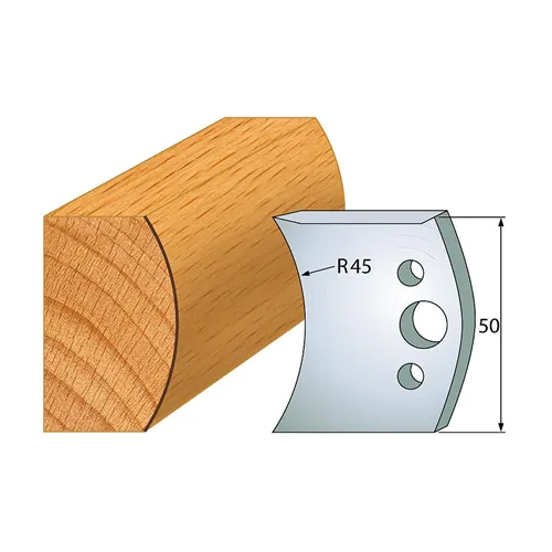 IGM Profil 556 - Profilmesser-Paar 50×4 mm SP