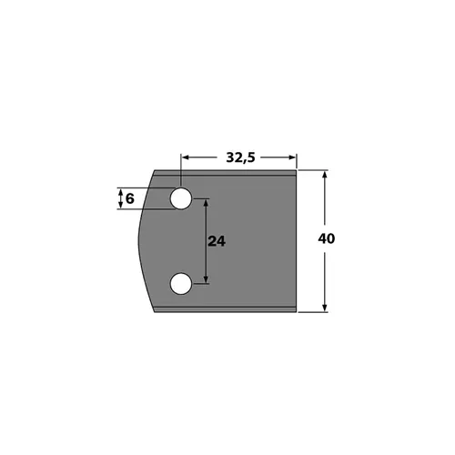 IGM Blankett-Abweiser - LB32,5-40x16x4mm SP 2 St.