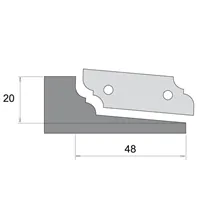 IGM Profilmesser für F631 - Typ A, Ausführung unten