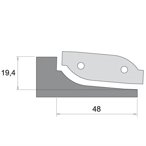 IGM Profilmesser für F631 - Typ C, Ausführung unten