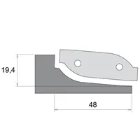 IGM Profilmesser für F631 - Typ C, obere Ausführung
